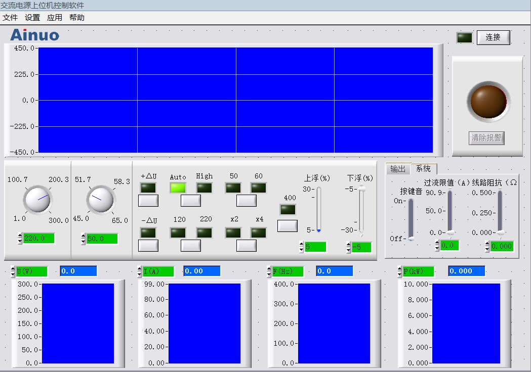 Main Screen of ANFH Power Supply