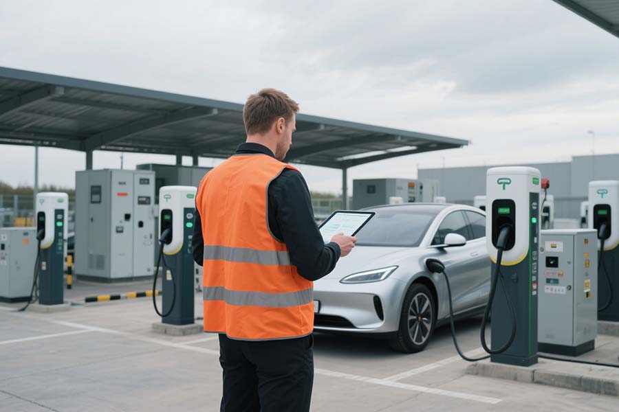 Charging Pile Test of New Energy EV