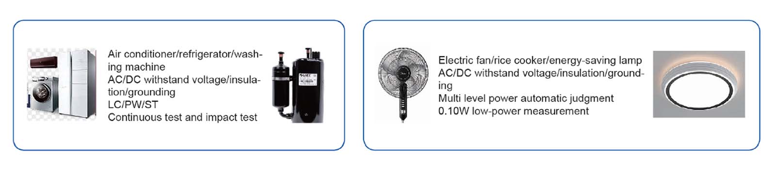 Applications of Intelligent Electrical Safety Tester AN1640H(F) Applications of Intelligent Electrical Safety Tester AN1640H(F)