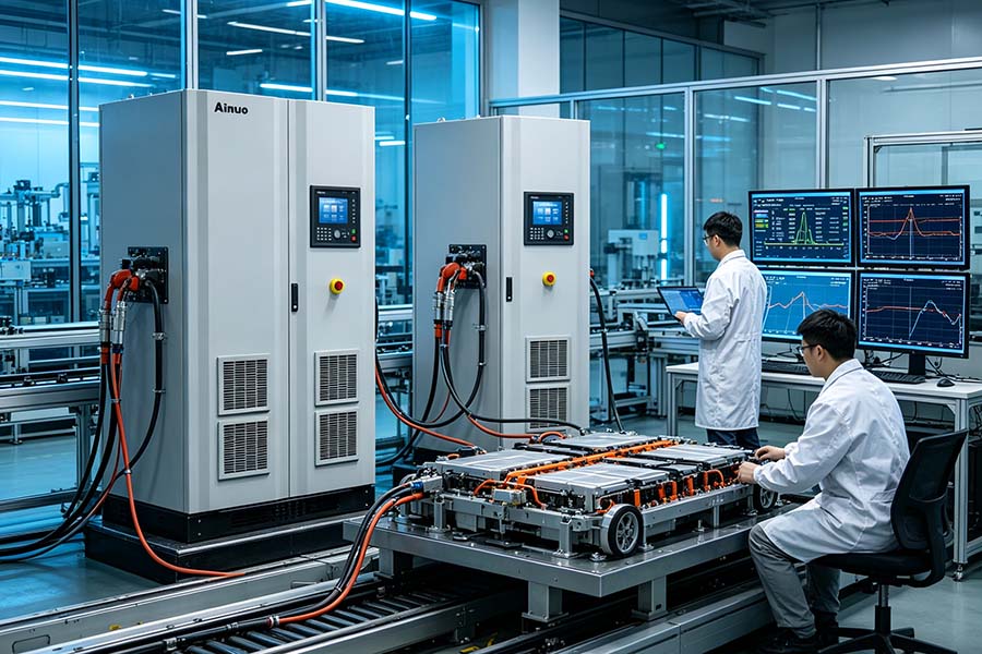 Ainuo Battery Simulator DC Power Supply for EV Testing Ainuo Battery Simulator DC Power Supply for EV Testing